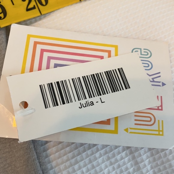 LuLaRoe T-shirt Dress Julia size L gray and green - Picture 6 of 11